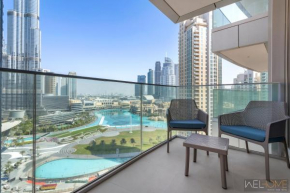 WelHome - Luxury Apartment Facing Burj Khalifa With Terrace